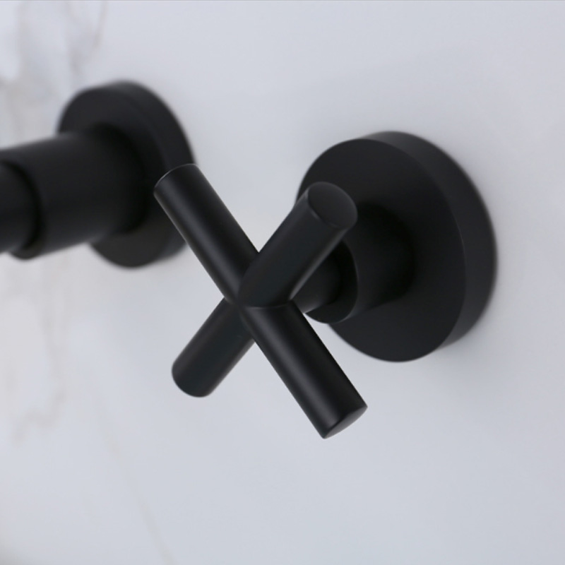 black faucet