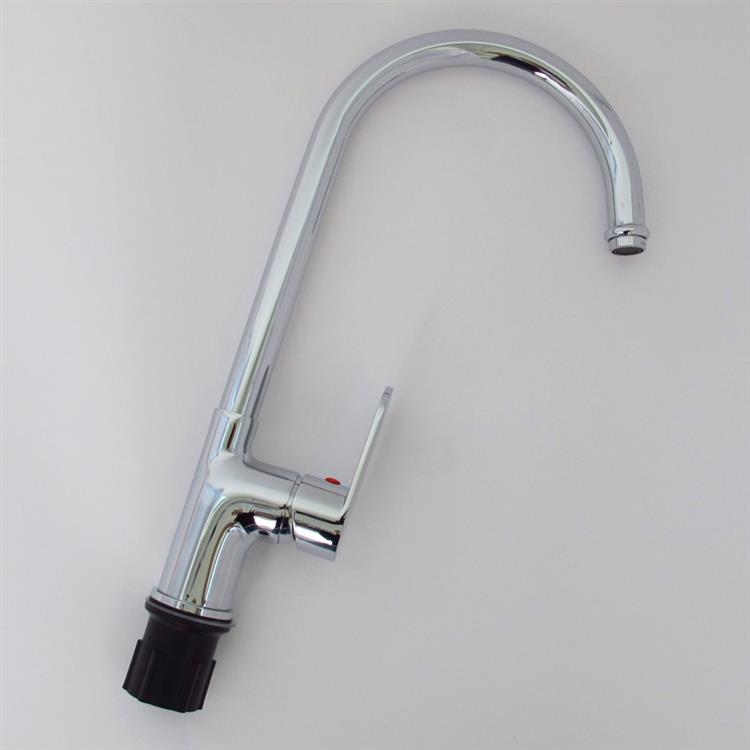 chrome deck kitchen mixer