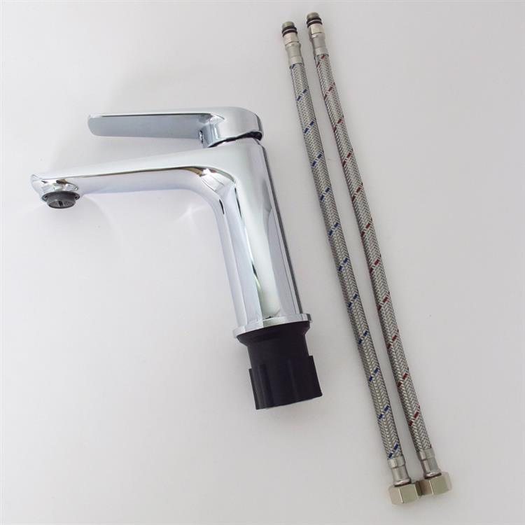 chrome basin faucet