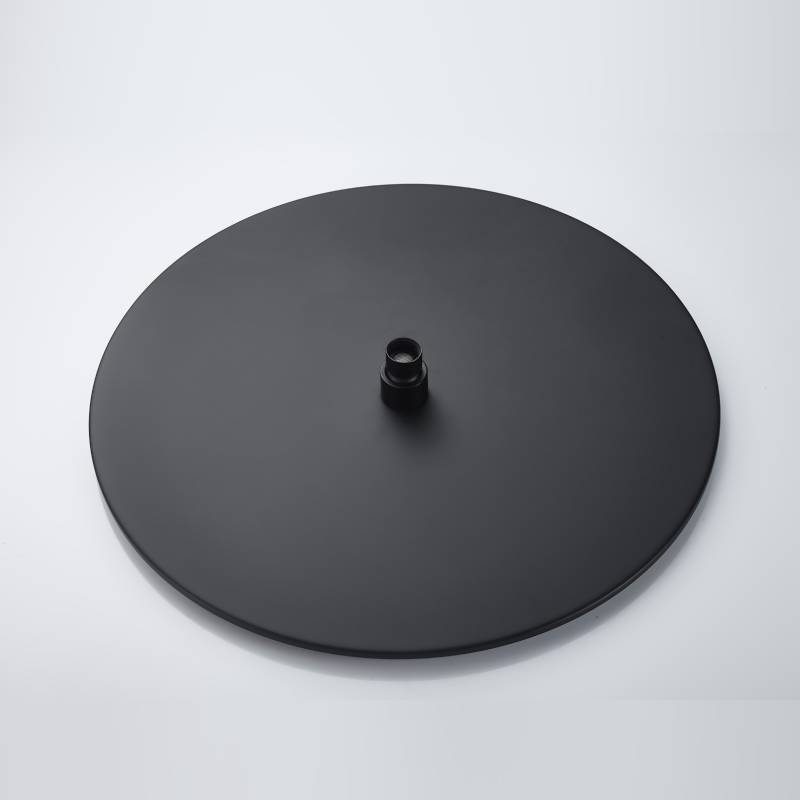 matte black ceiling fixed shower head