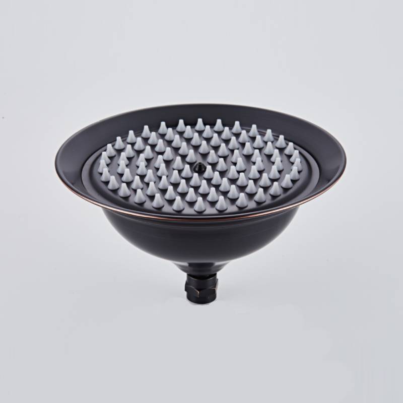 matte black shower head