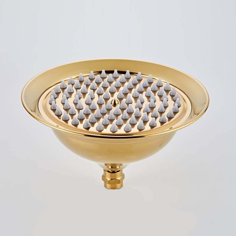 golden color shower head