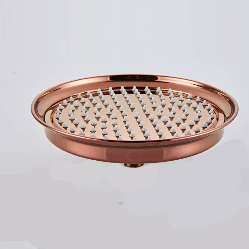 rose golden shower head