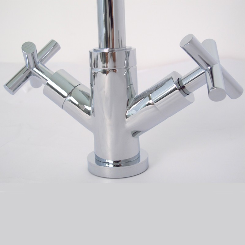 dual handle kitchen water taps