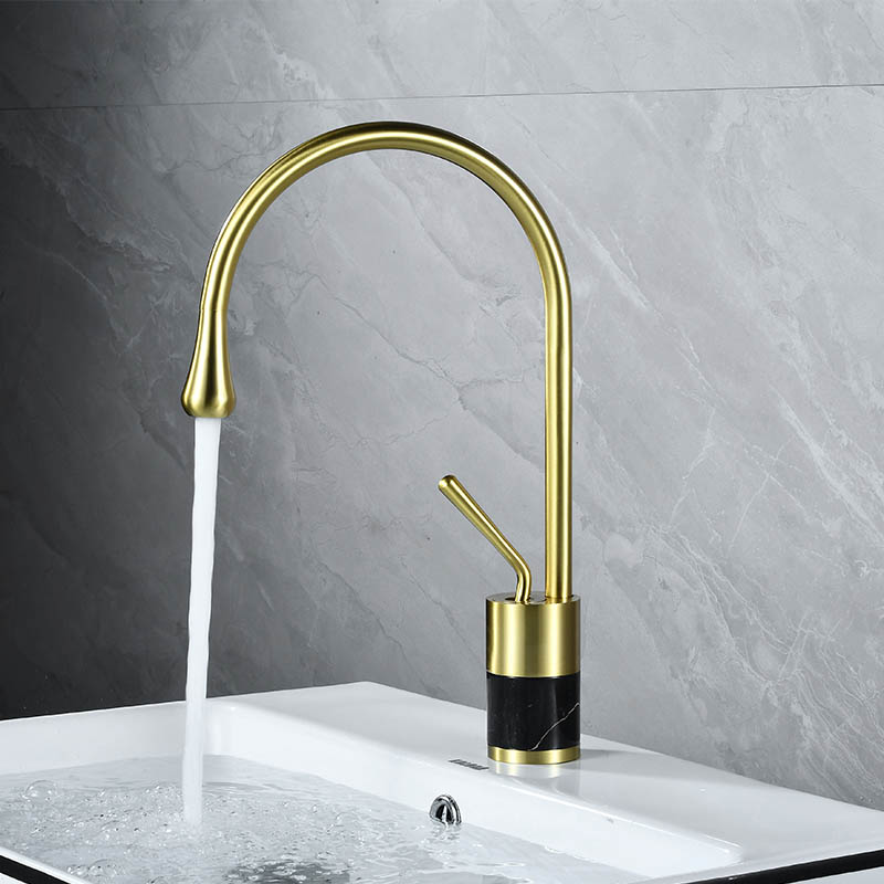 bathroom hot cold tall basin faucets