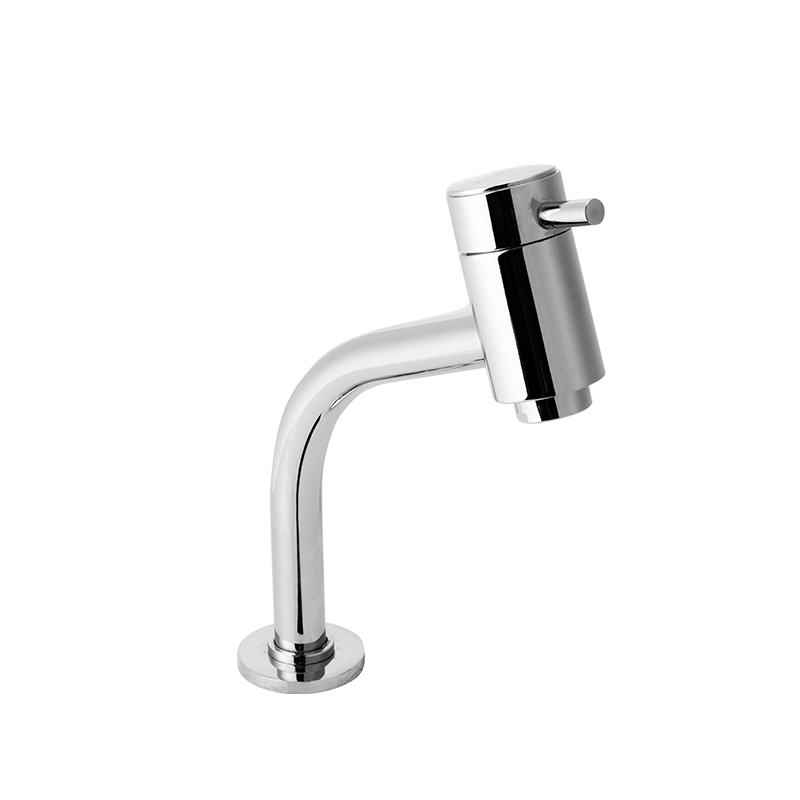 deck mounted swan neck kitchen taps