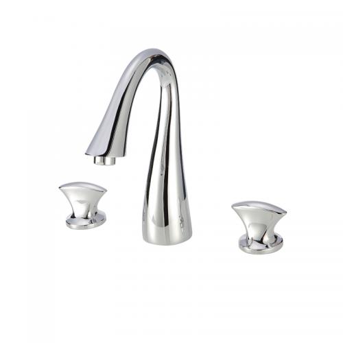 3 holes brass basin mixer taps