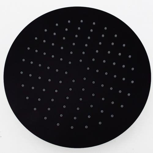 Bathroom Black rainfall ceiling shower head