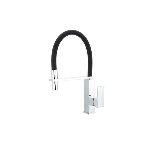 High Black Kitchen Sink Water Tap