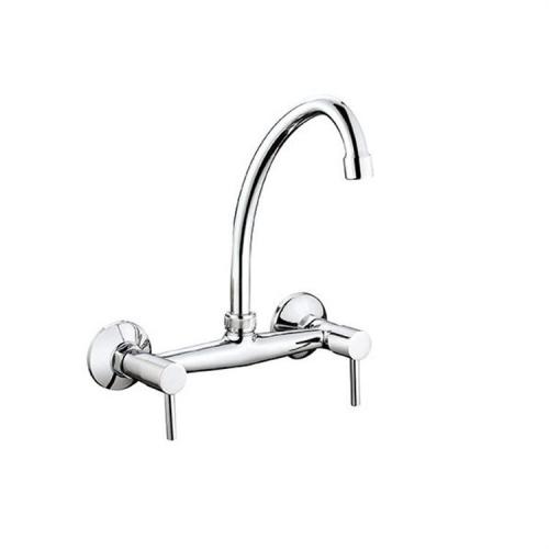 dual handle cold hot kitchen water tap faucet