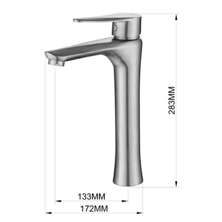 Deck mounted 304sus good quality basin faucets