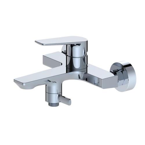 Wall mount bathroom diverter bath faucet mixer